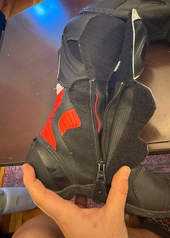 Alpinestars SMX-6 V2 Motosiklet Botu  41 Numara (Black Red) - Görsel 9