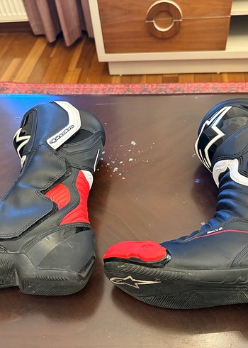 Alpinestars SMX-6 V2 Motosiklet Botu  41 Numara (Black Red) - Görsel 4