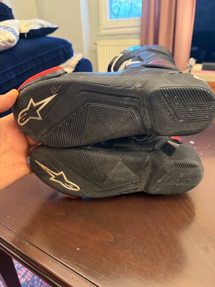 Alpinestars SMX-6 V2 Motosiklet Botu  41 Numara (Black Red) - Görsel 3