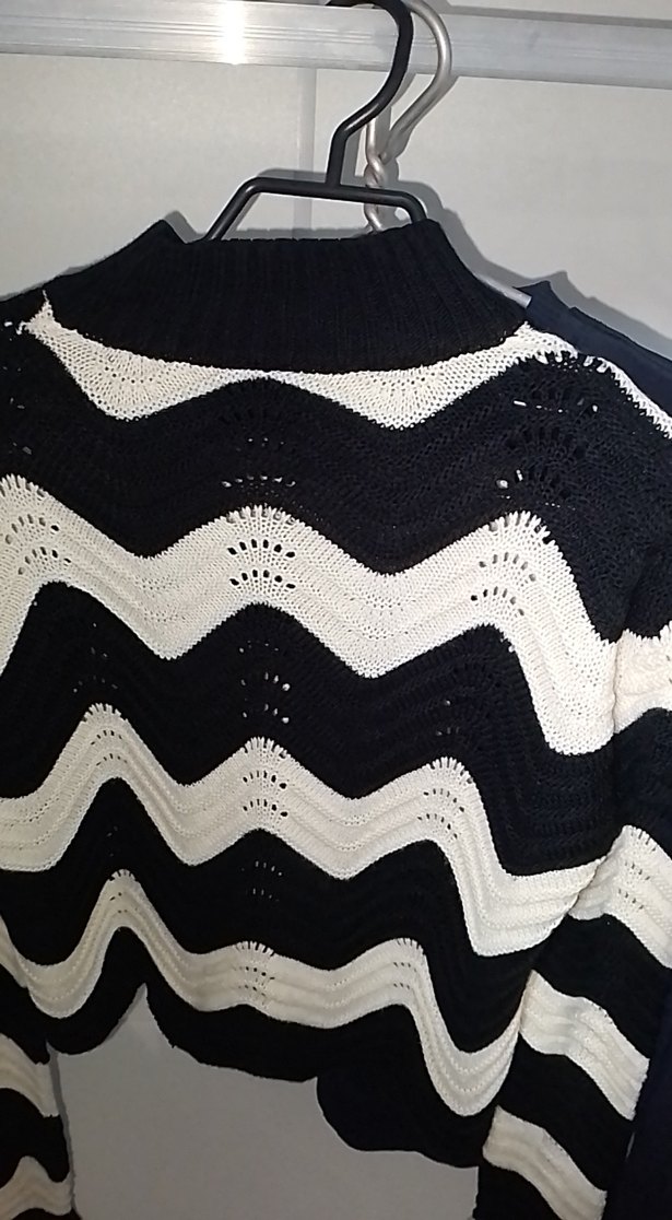 Lacivert Pamuklu Uzun Kollu Kadın Sweatshirt - Görsel 4