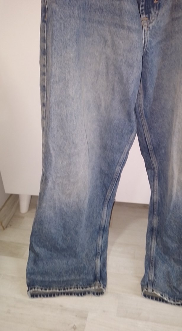 Gri Mavi Salaş Kadın Kot Pantolon - Görsel 2