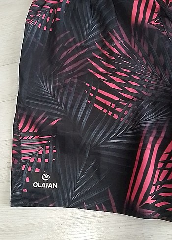 Pembe Siyah Bağlamalı Unisex Şort - Görsel 2