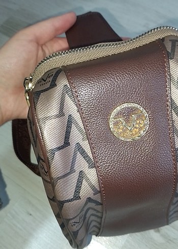 Kahverengi Deri Kadın Çanta - Görsel 3