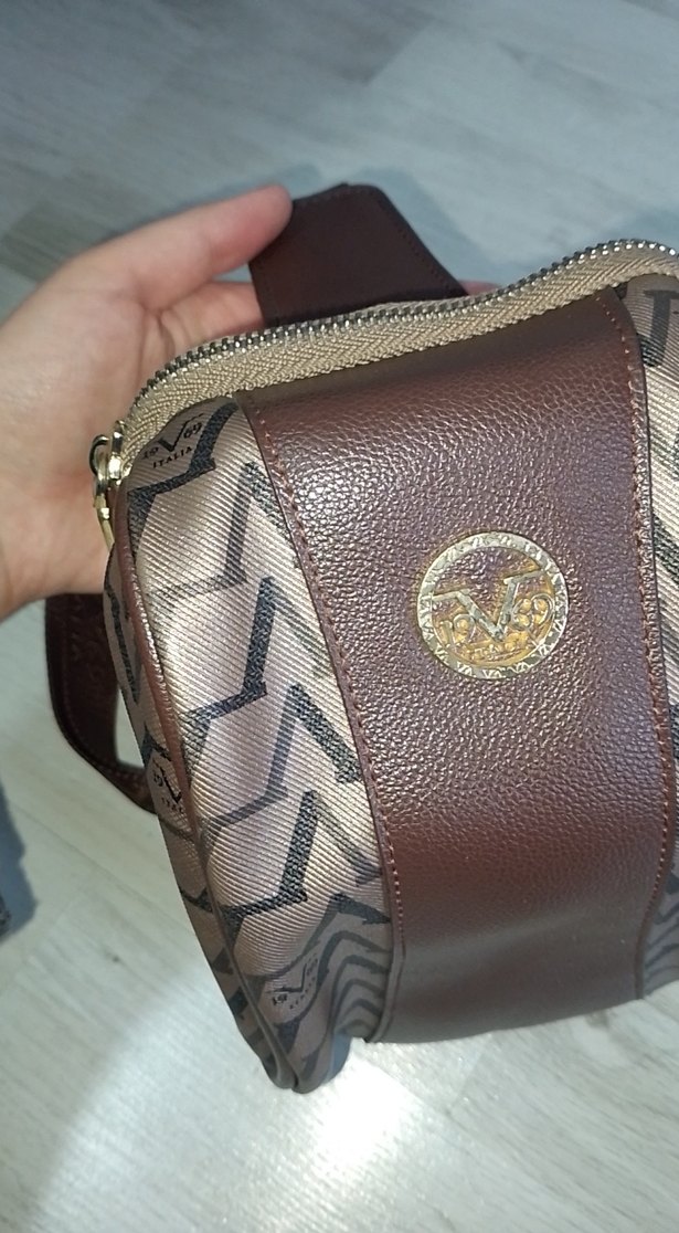 Kahverengi Deri Kadın Çanta - Görsel 3