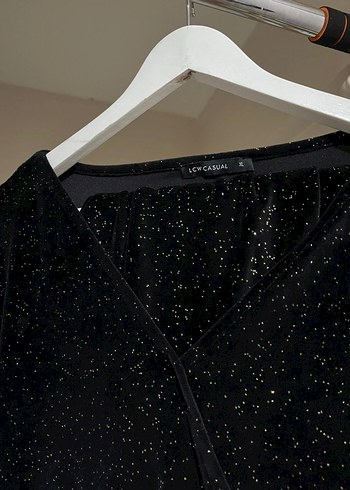 Siyah Parlak Mini Uzun Kollu Elbise - Görsel 2