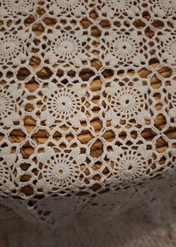 Klasik El Yapımı Dantel Masa Örtüsü - Görsel 2