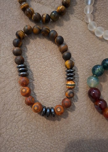 Bohem Çok Renkli Boncuklu Kadın Bileklik - Görsel 6