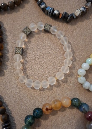 Bohem Çok Renkli Boncuklu Kadın Bileklik - Görsel 7