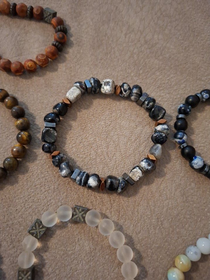 Bohem Çok Renkli Boncuklu Kadın Bileklik - Görsel 4