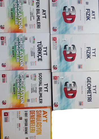  3D Tyt Ayt Denemeleri ve Soru Bankaları
