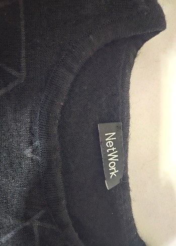 Siyah erkek Triko Uzun Kollu kazak - Görsel 2