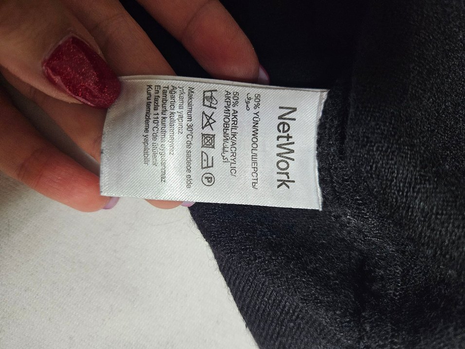 Siyah erkek Triko Uzun Kollu kazak - Görsel 3