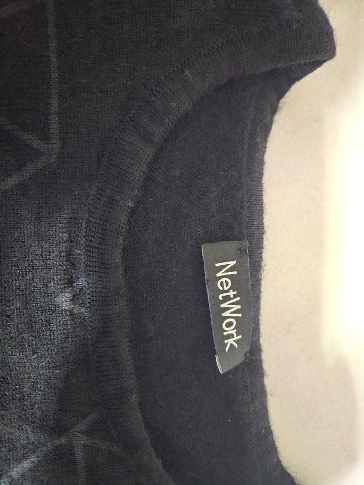 Siyah erkek Triko Uzun Kollu kazak - Görsel 2