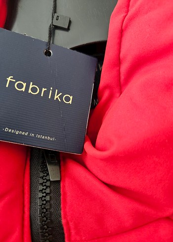 Kırmızı Fermuarlı Erkek mont - Görsel 3