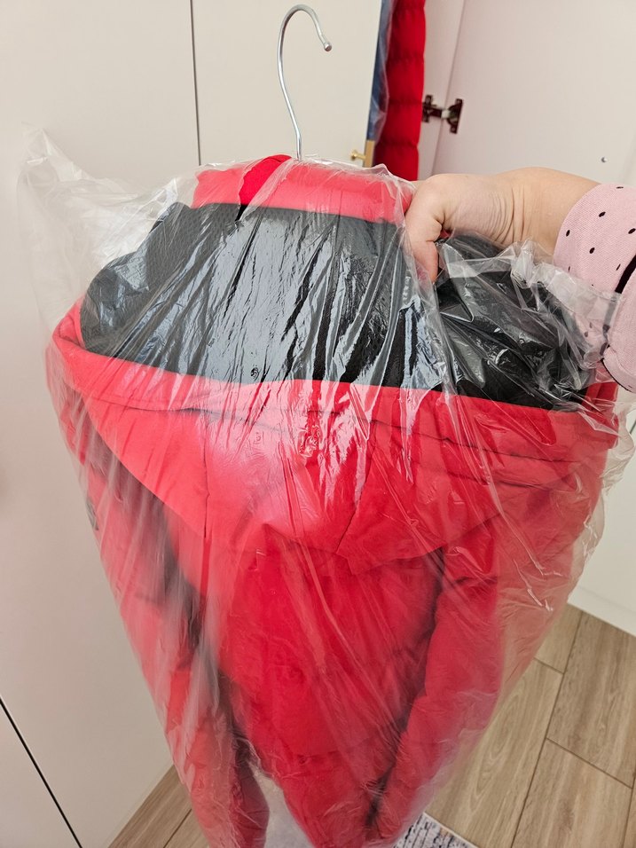 Kırmızı Fermuarlı Erkek mont - Görsel 4