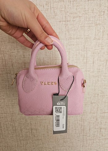 Vakko Pembe Deri Kadın Çanta - Görsel 2