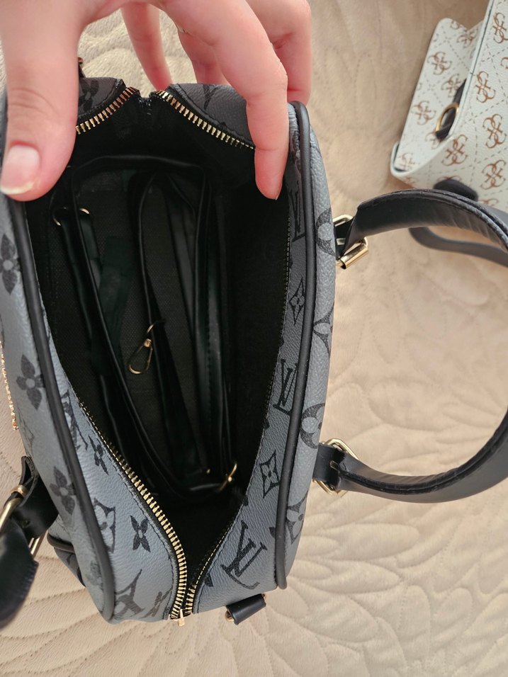 Gri Deri Louis Vuitton Kadın Çanta - Görsel 3