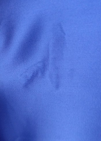 Mavi Drapeli Uzun Abiye Elbise - Görsel 5