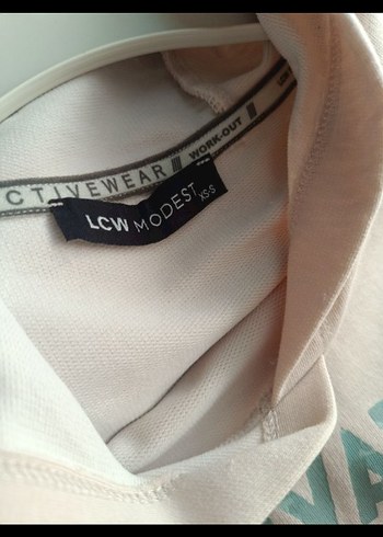 LCW Kapüşonlu Uzun Kadın Sweatshirt - Görsel 4