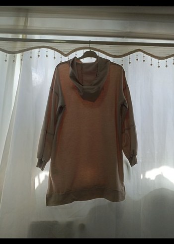 LCW Kapüşonlu Uzun Kadın Sweatshirt - Görsel 2