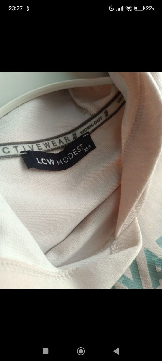 LCW Kapüşonlu Uzun Kadın Sweatshirt - Görsel 4