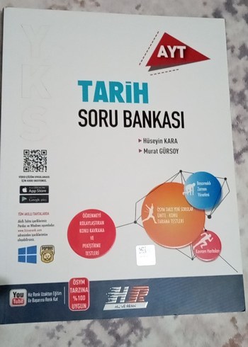 AYT Tarih Soru Bankası Hüseyin Kara