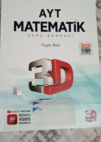 AYT Matematik 3D Soru Bankası