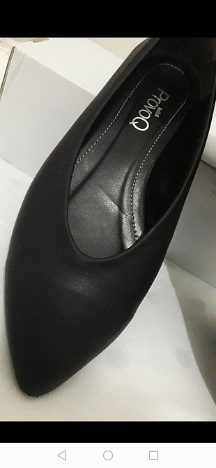 Flo Ayakkabı siyah babet