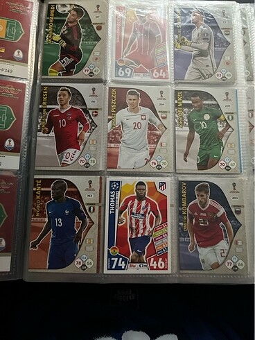 Beden Panini match attax karışık kartlar