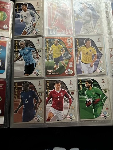 Panini match attax karışık kartlar