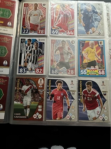 Beden Renk Panini match attax karışık kartlar