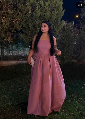 Diğer straplez pudra abiye