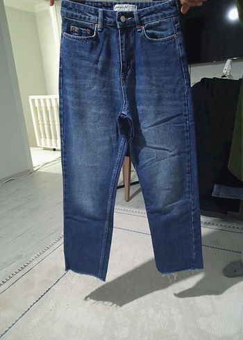 34 Beden Lacivert Kadın Denim Regular Fit Jean