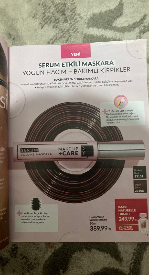 Avon Pembe Serum Maskara - Görsel 2