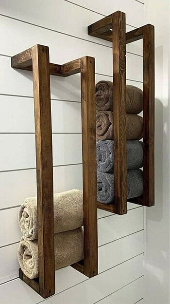 2 adet havlu standı