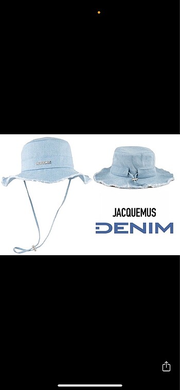 Diğer JACQUEMUS MAVİ ŞAPKA