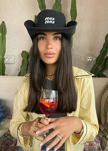Miu Miu MİU MİU SİYAH KOVBOY HAT