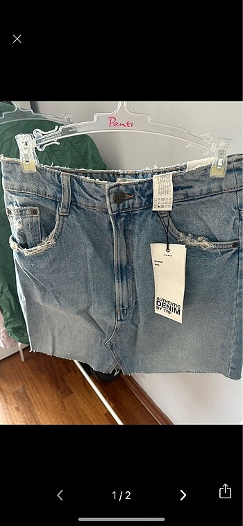 Zara Zara mini etek jean