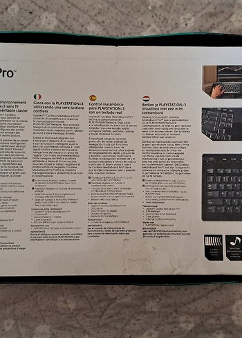 Logitech Y-X5A77 PlayStation 3 İçin Touchpad'li Bluetooth Klavye - Görsel 7