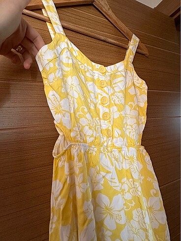LC Waikiki Sarı elbise