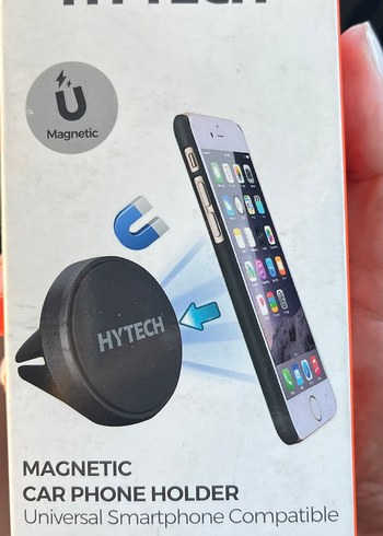 Hytech Manyetik Araç Telefon Tutucu Siyah