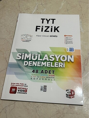 3D 48li tyt fizik denemesi