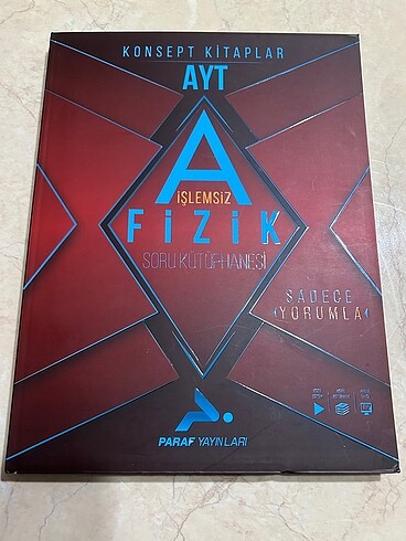 Paraf ayt fizik soru bankası işlemsiz