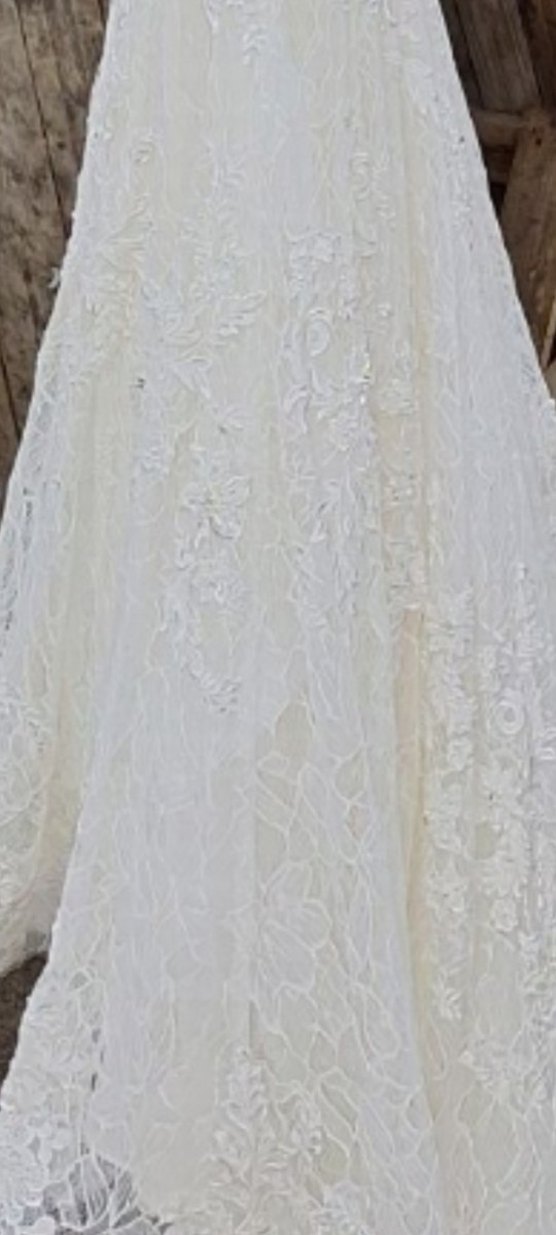 komple dantelli balık gelinlik - Görsel 3