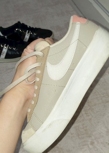 Nike Nike Bej Kadın Platform Spor Ayakkabı