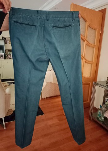 32 Beden mavi Renk LCW Mavi Denim Erkek Jean Pantolon, Kemerli, Regular 32/34