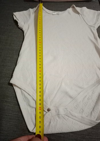 HELLO BABY Bebek Kız Kısa Kollu Beyaz Body 3YAŞ - Görsel 3