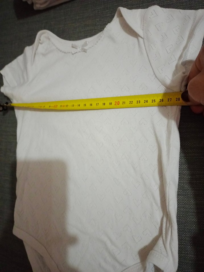 HELLO BABY Bebek Kız Kısa Kollu Beyaz Body 3YAŞ - Görsel 4