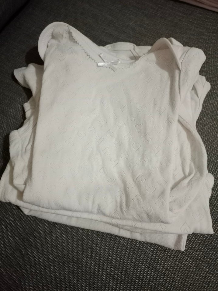 HELLO BABY Bebek Kız Kısa Kollu Beyaz Body 3YAŞ - Görsel 5