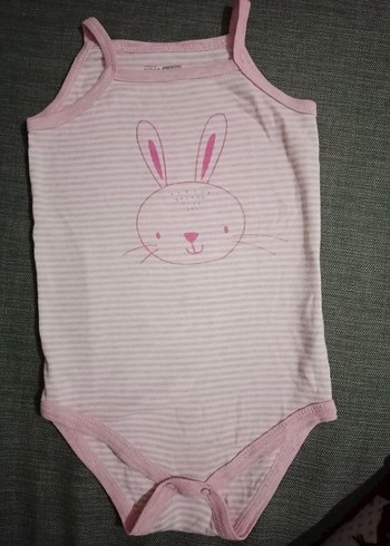 HELLO BABY Beyaz Askılı Bebek Kız Body 3 yaş - Görsel 7